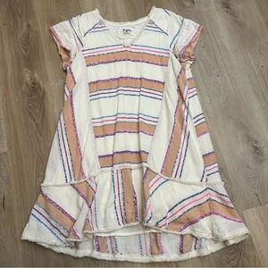 HOLDING HORSES Multicolored Stripe High Low Sundress